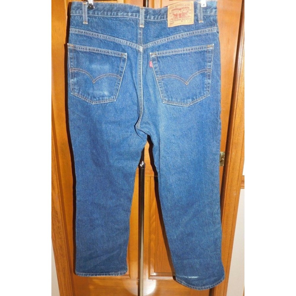 MENS LEVIS 517 BOOT CUT JEANS SIZE 38X30